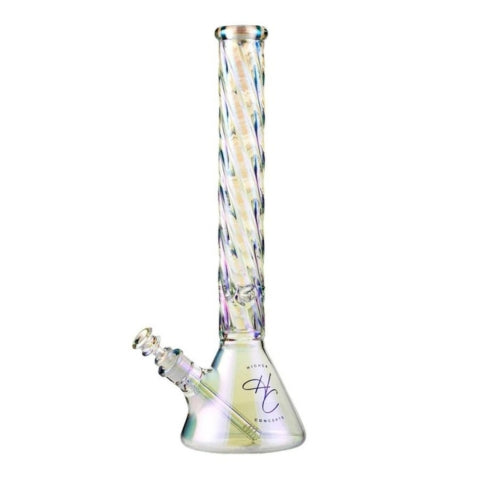 Higher Concepts Spiral Bong 45cm - Iridescent