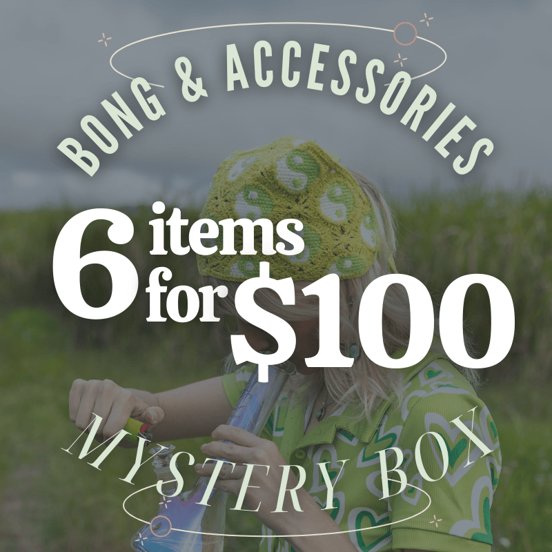 $100 Bong & Accessories Mystery Box-