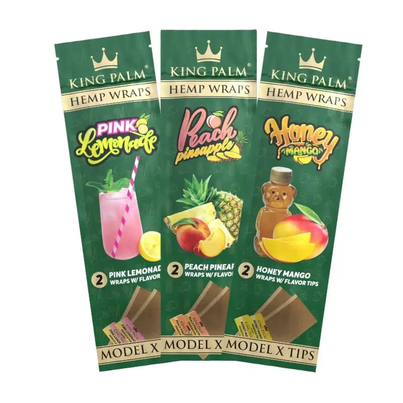 King Palm Flavoured Hemp Wraps Bundle (3 Flavours)-