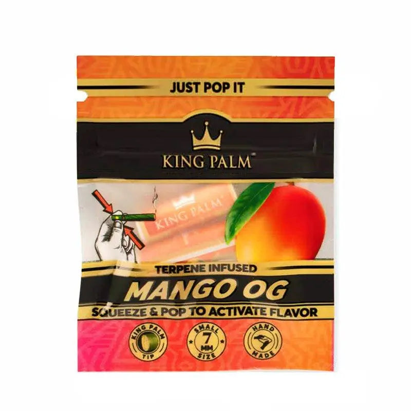 King Palm Flavoured Natural Tips 7mm - Mango OG (2 Pack)-