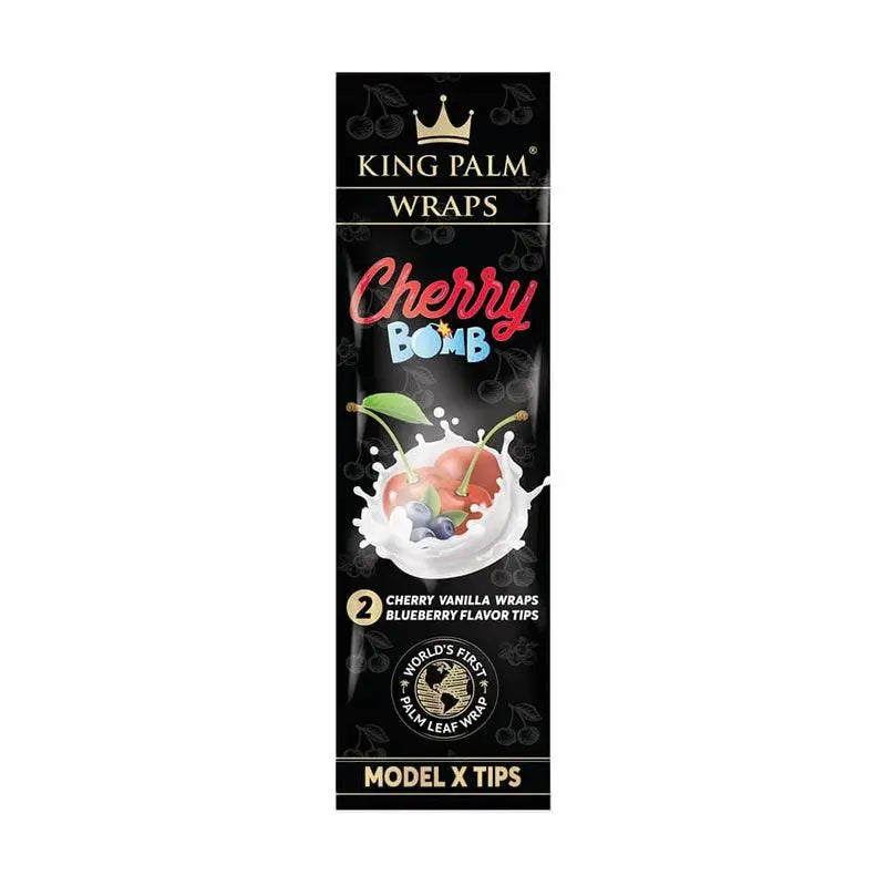 King Palm Flavoured Palm Leaf Wraps - Cherry Bomb (2 Pack)-