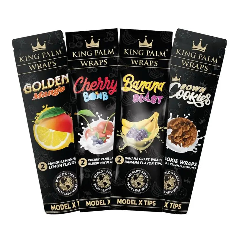 King Palm Flavoured Palm Leaf Wraps Bundle (4 Flavours)-
