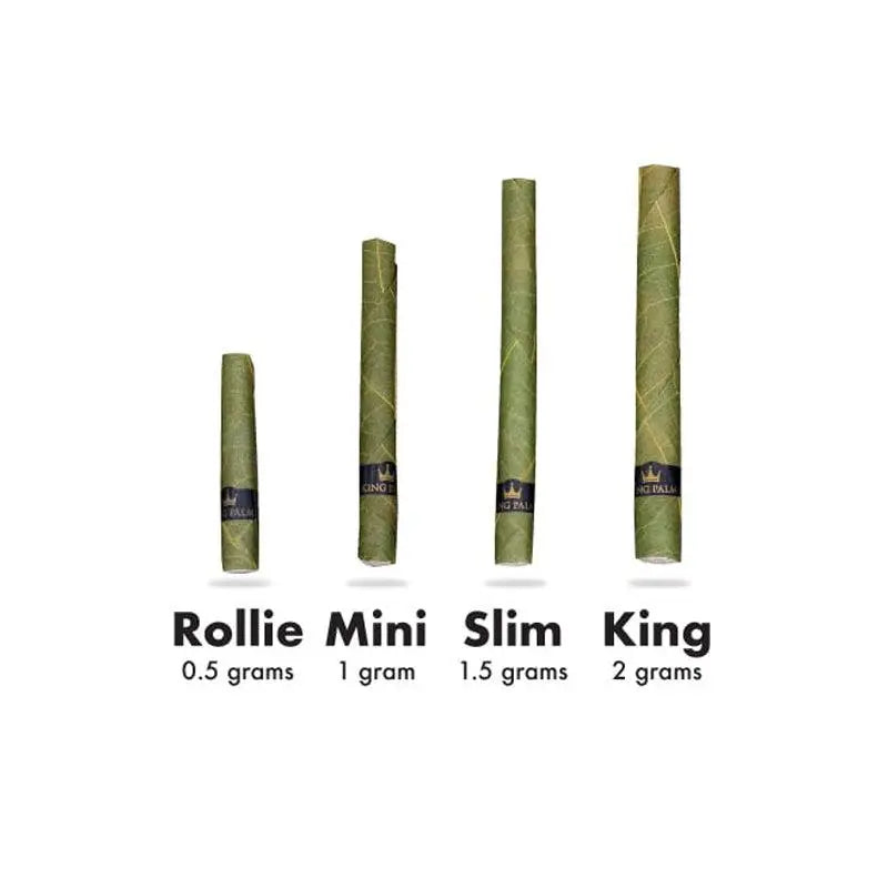 King Palm Flavoured Pre-Rolled Palm Leaf Cones Mini - Blue Grape (2 Pack)-
