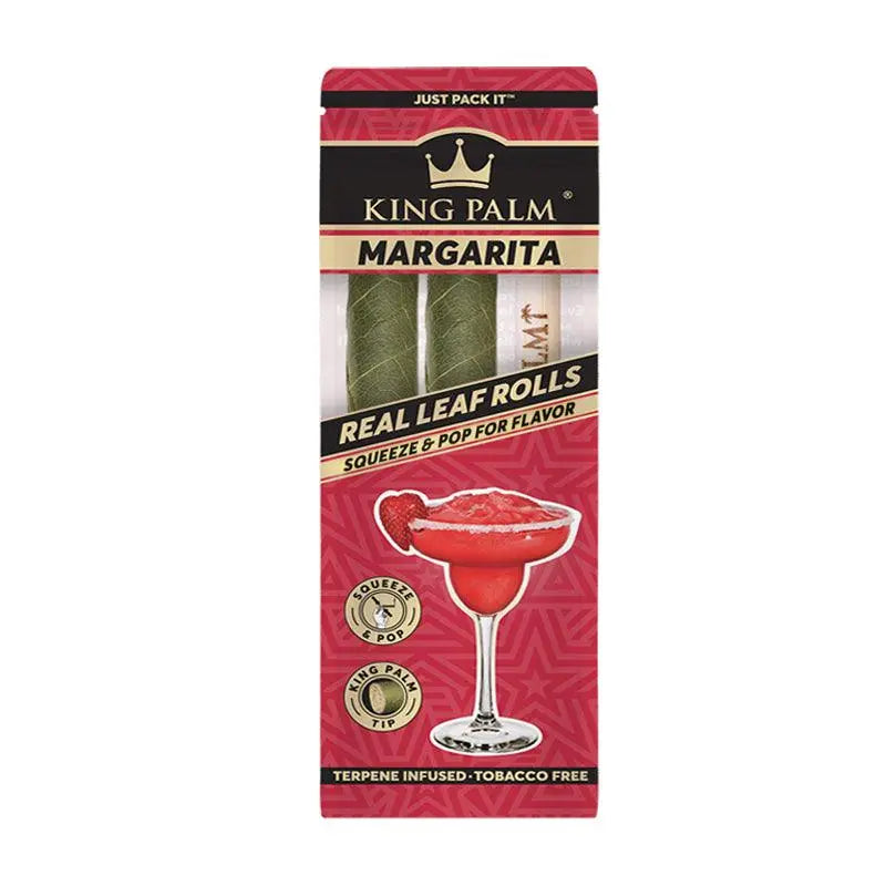 King Palm Flavoured Pre-Rolled Palm Leaf Cones Mini - Margarita (2 Pack)-