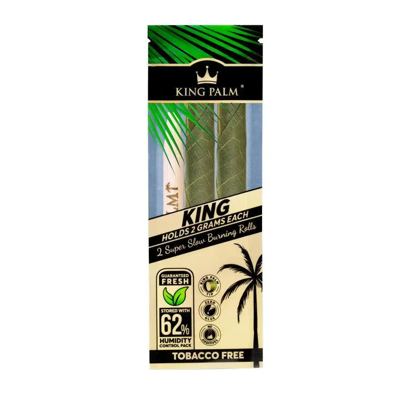 King Palm Pre-Rolled Palm Leaf Cones - King Size (2 Pack)-