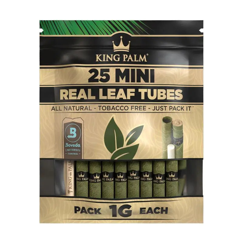 King Palm Pre-Rolled Palm Leaf Cones - Mini (25 Pack)-