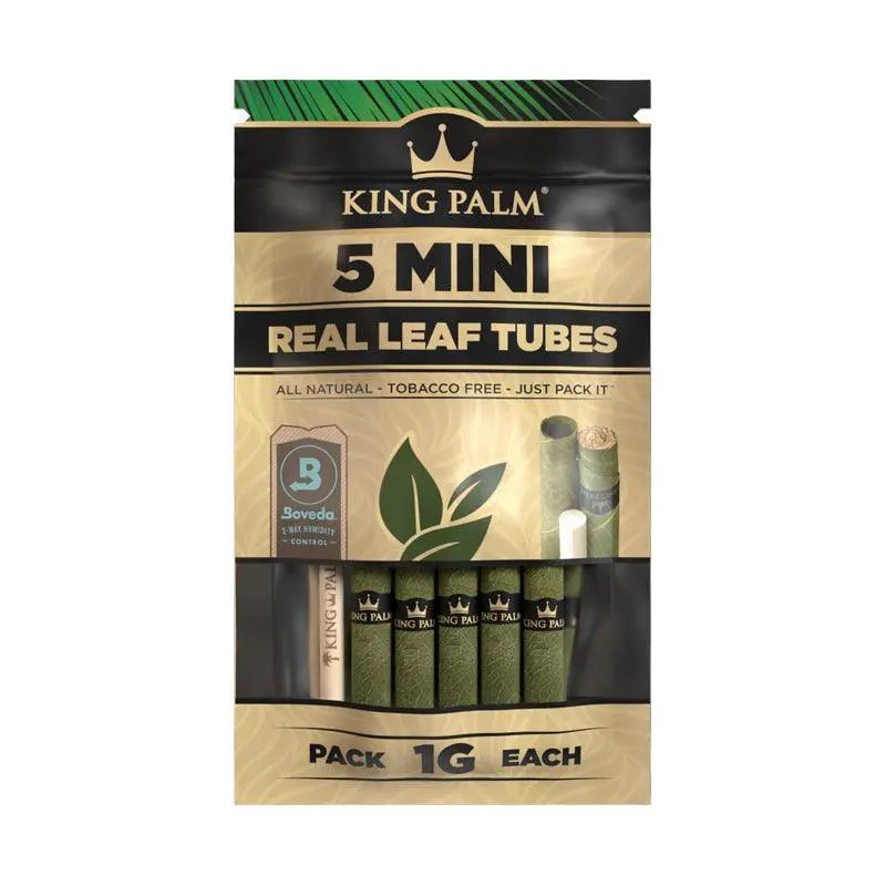 King Palm Pre-Rolled Palm Leaf Cones - Mini (5 Pack)-