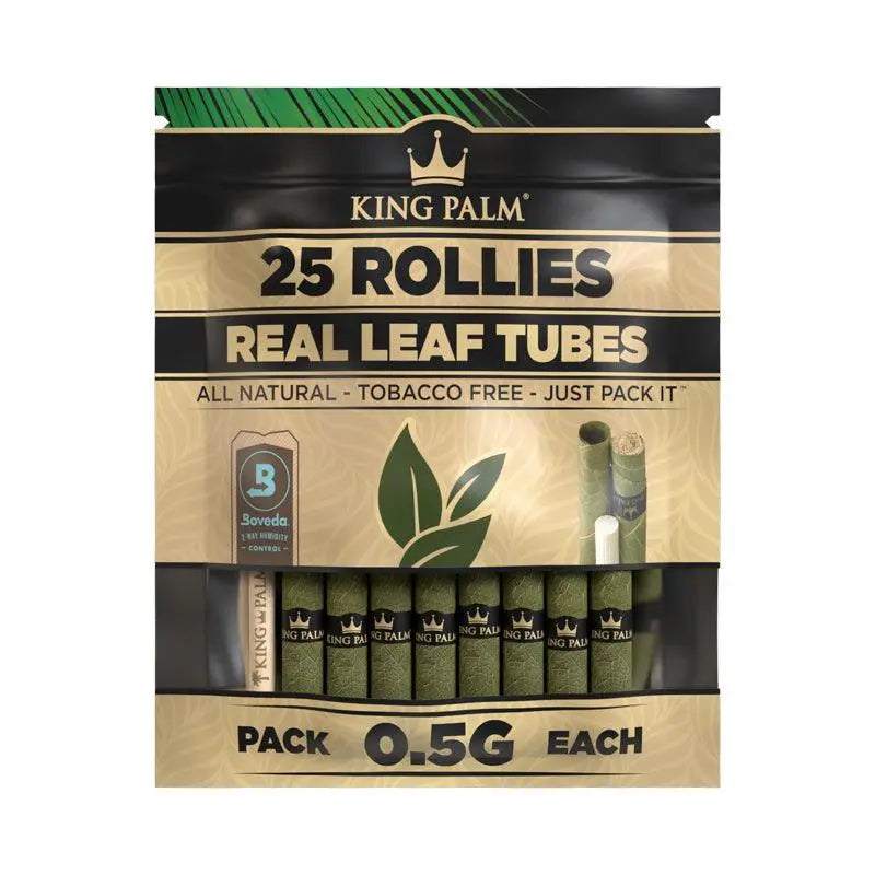 King Palm Pre-Rolled Palm Leaf Cones - Rollies (25 Pack)-