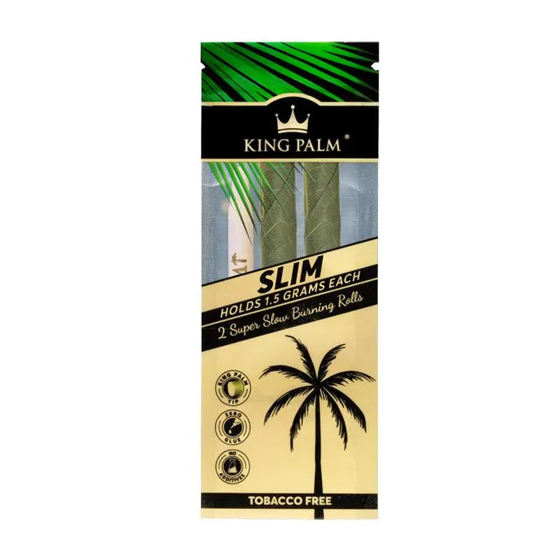 King Palm Pre-Rolled Palm Leaf Cones - Slim (2 Pack)-