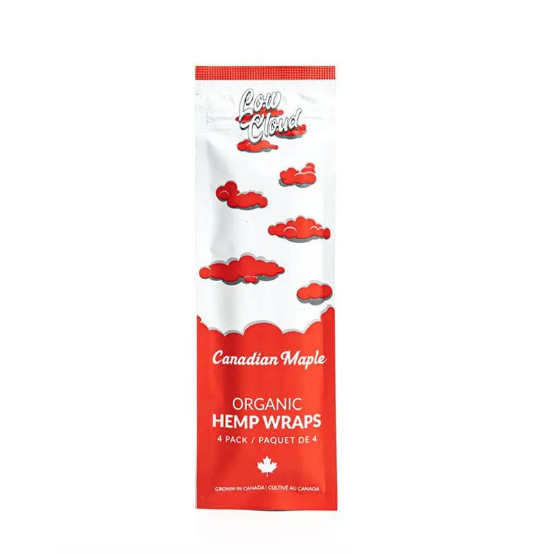 Low Cloud Flavoured Hemp Wraps - Canadian Maple (4 Pack)-Single
