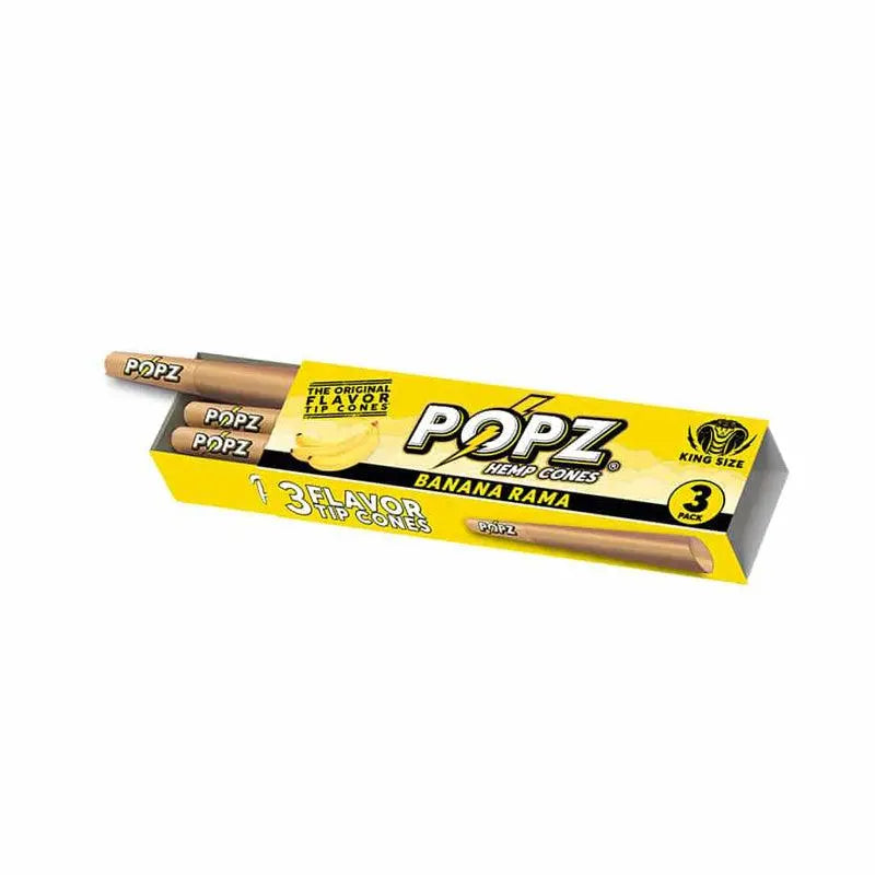 POPZ by King Palm Flavoured Pre-Rolled Hemp Cones (3 Pack)-