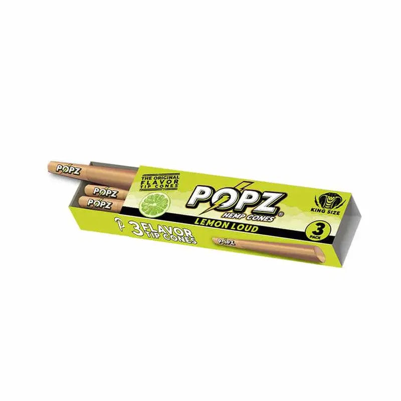 POPZ by King Palm Flavoured Pre-Rolled Hemp Cones (3 Pack)-