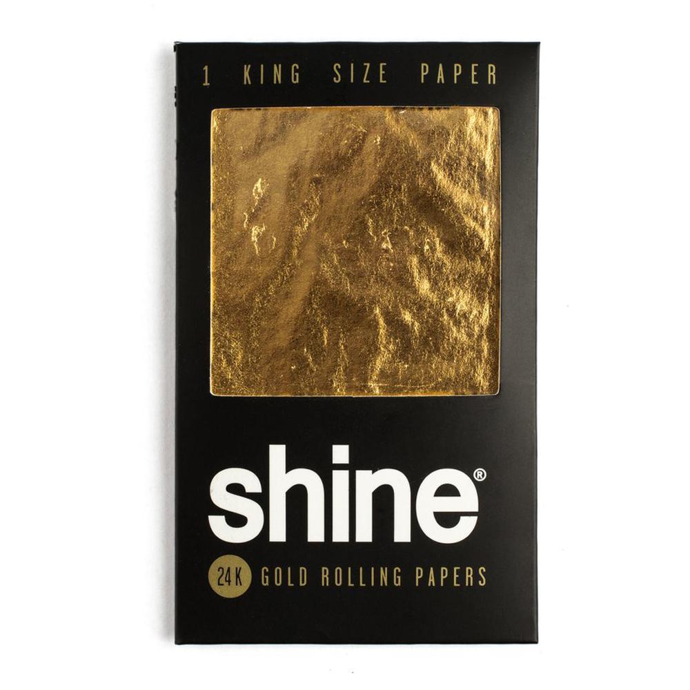 Shine 24K Gold Rolling Paper - King Size (1 Sheet) (eBay)-Default-Title
