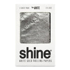 Shine 24K "The White" Gold Rolling Papers - 1 1/4 (2 Sheets) (eBay)-Default-Title