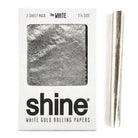 Shine 24K "The White" Gold Rolling Papers - 1 1/4 (2 Sheets) (eBay)-