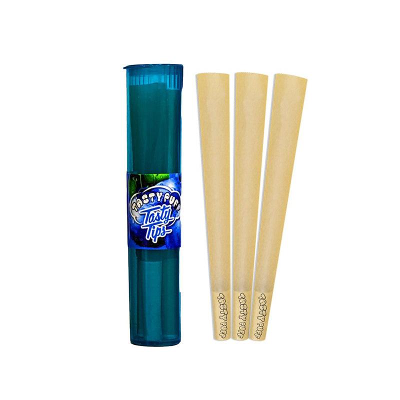 Tasty Puff Flavoured Pre-Rolled Hemp Cones (3 Pack)-Blueberry