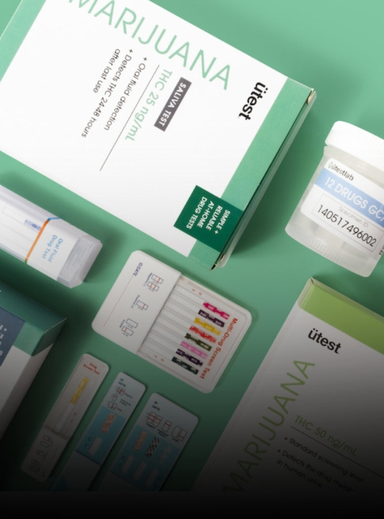 Variety of UTest drug testing kits