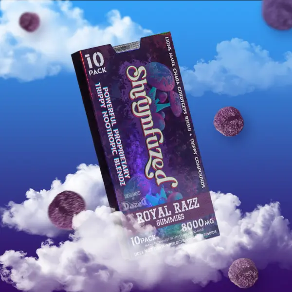 Shrumfuzed 10pk Gummies 800mg – Royal Razz-