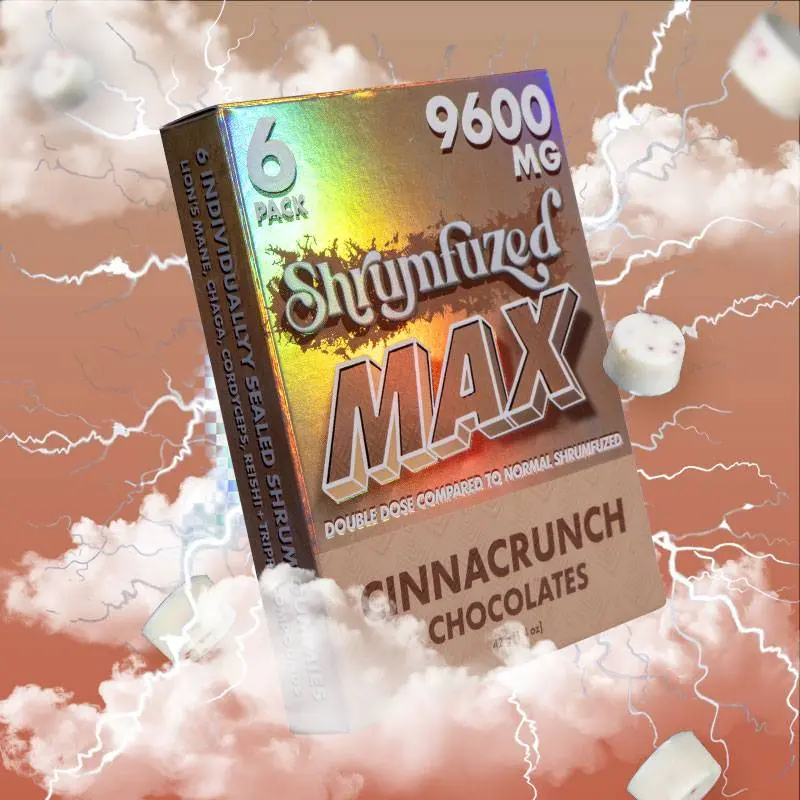 Shrumfuzed MAX 6pk Gummies 1600mg – CinnaCrunch-