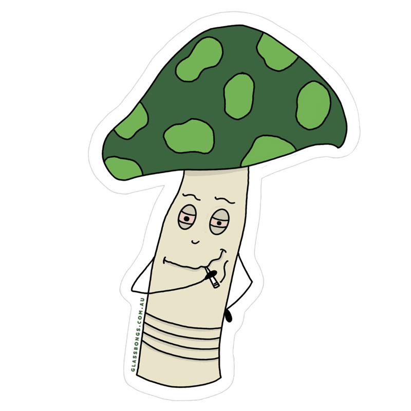 Baked Mushroom Sticker-