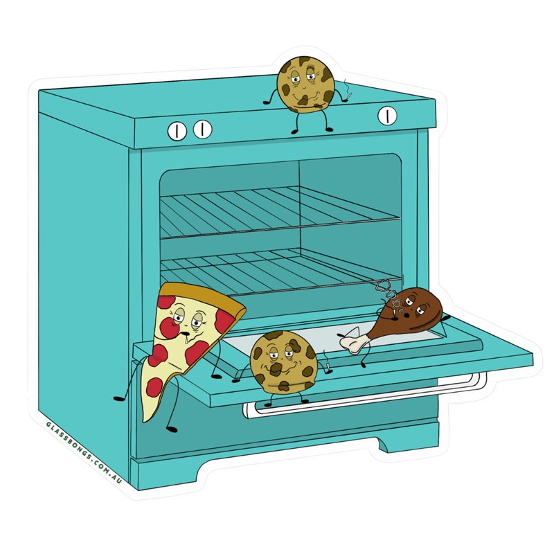 Oven Smoko Sticker-