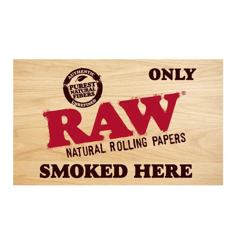 RAW Only Smoked Here Sticker-