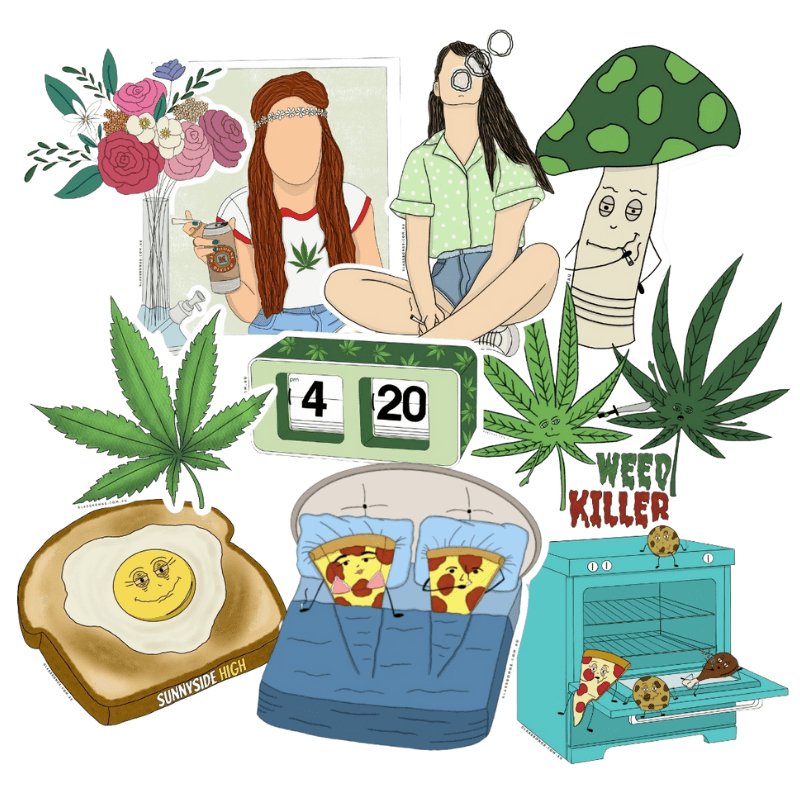 Sticker Bundle (10 Pack) – Glass Bongs Australia