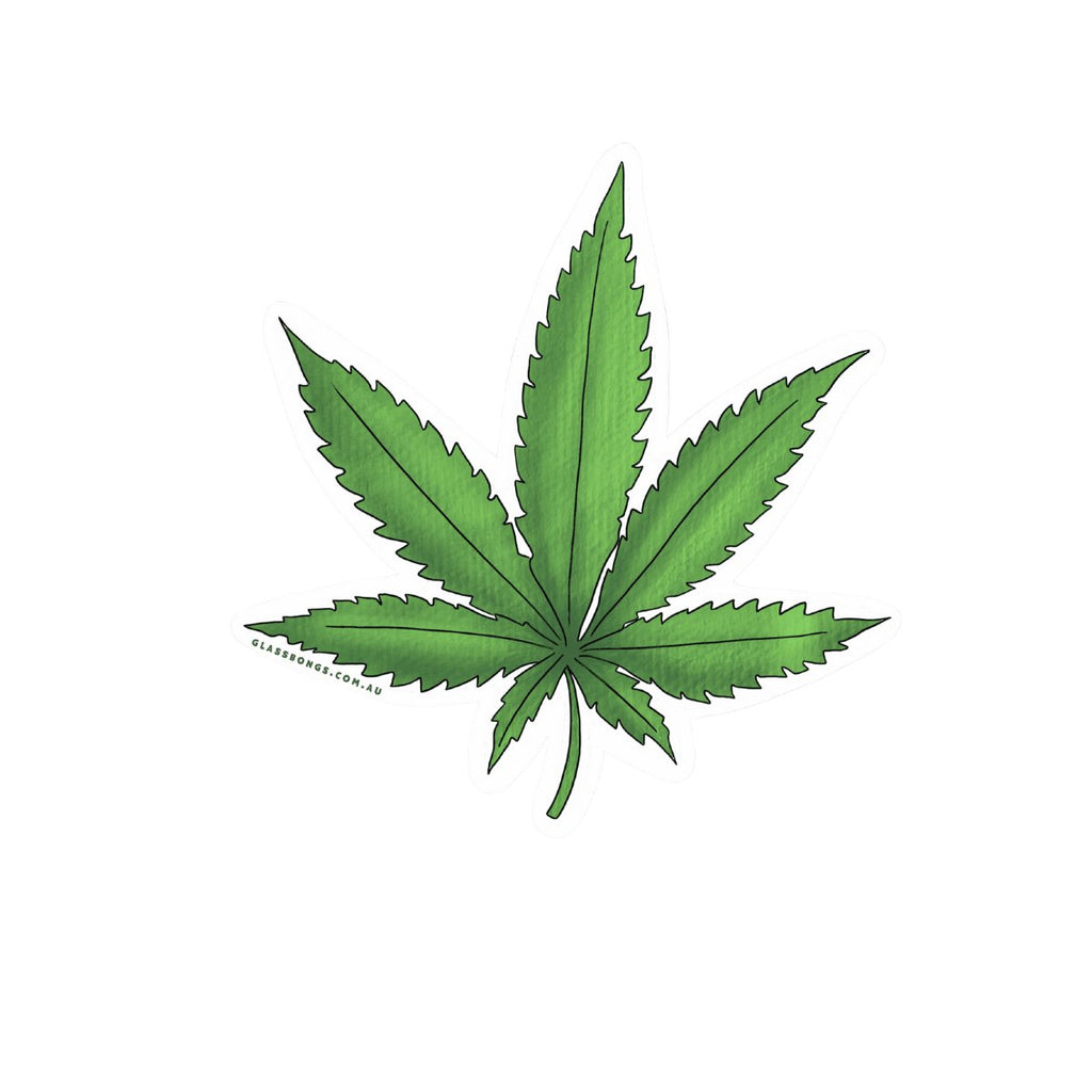 Weed Leaf Sticker-