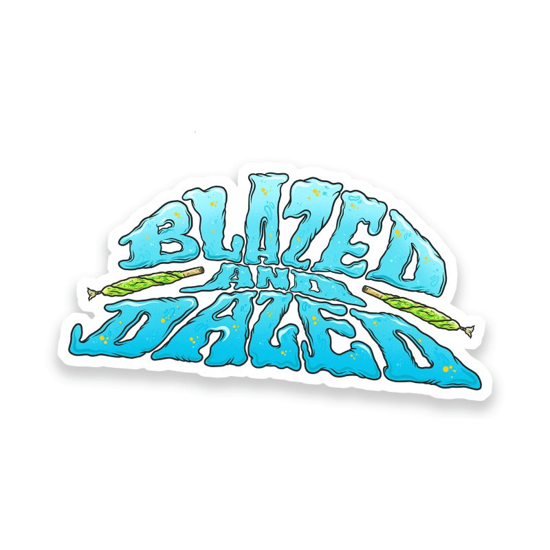 Woke Blazed N Dazed Sticker-