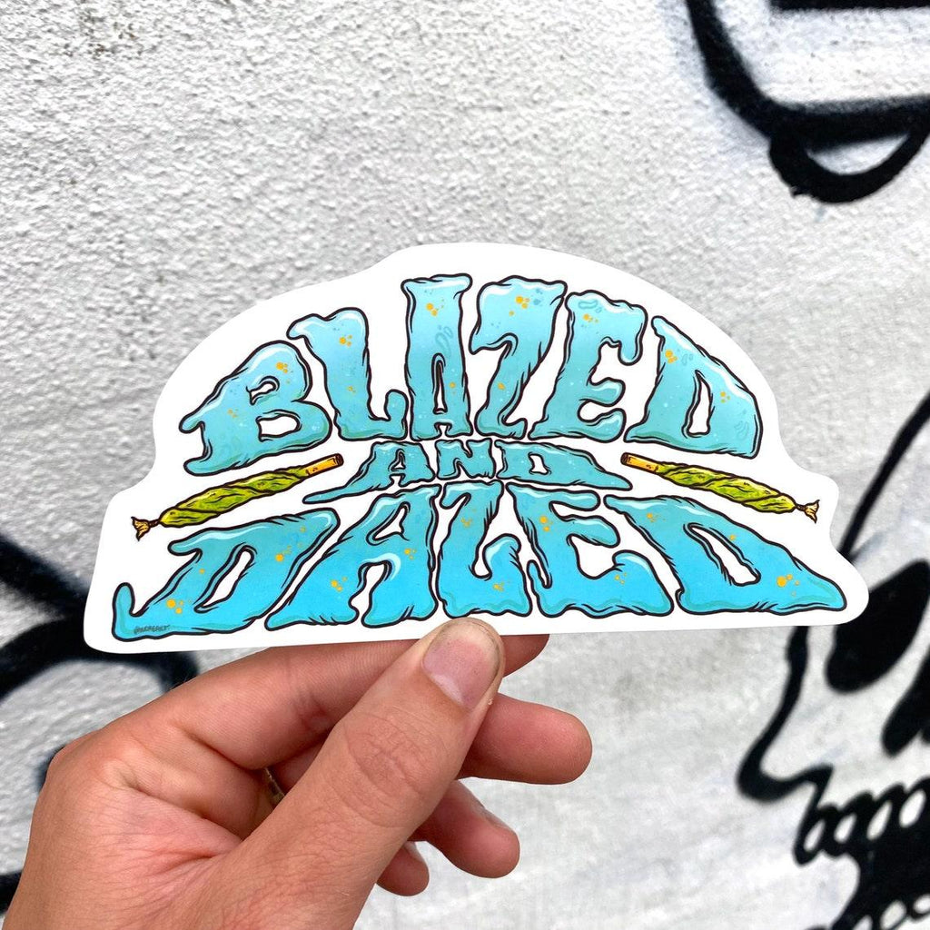 Woke Blazed N Dazed Sticker-
