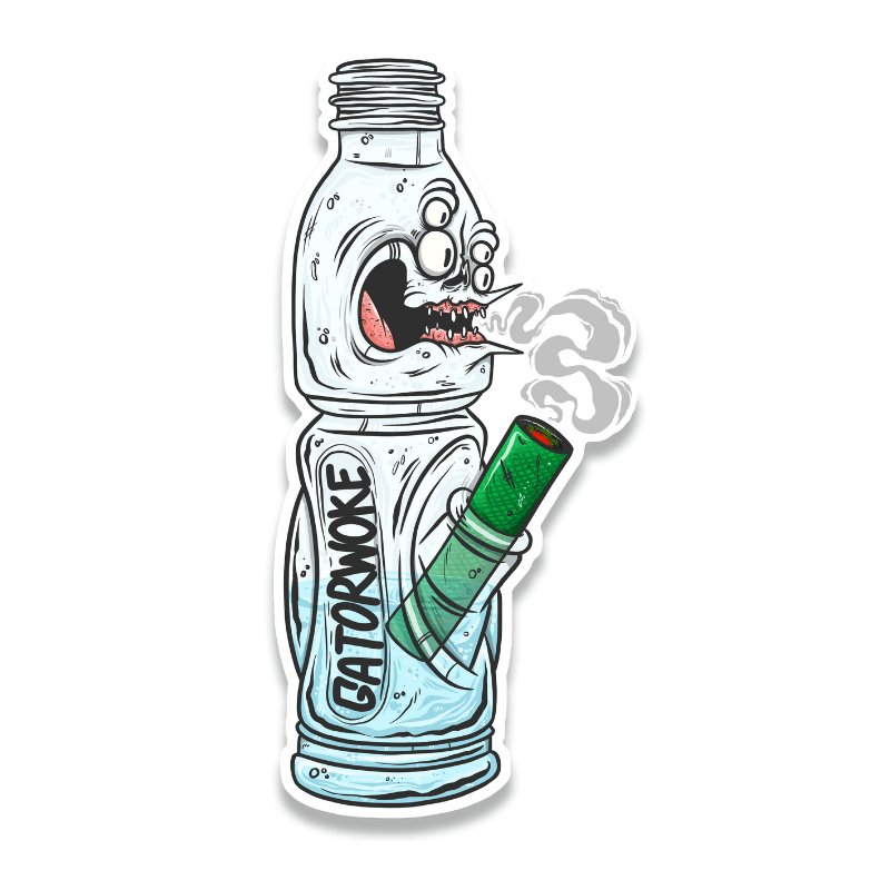 Woke Bong Sticker-