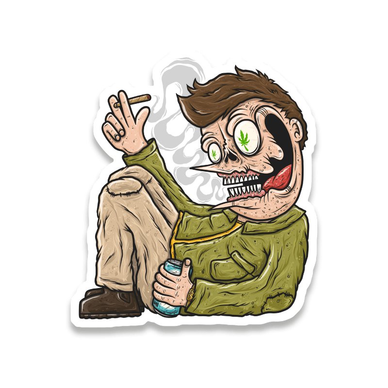 Woke Dazed Guy Sticker-