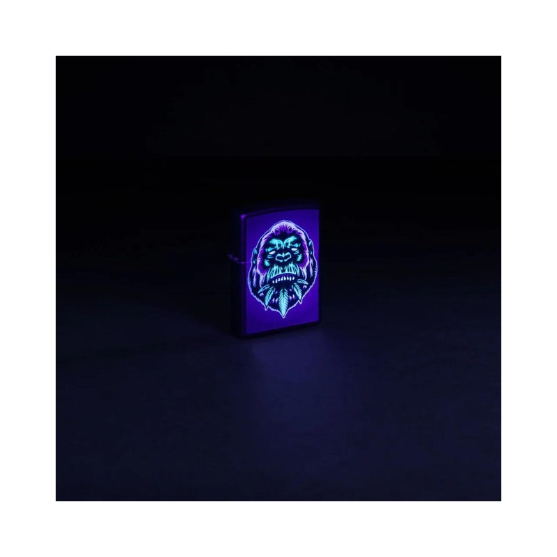 Zippo Cannabis Matte Blacklight Lighter-