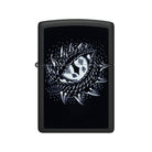 Zippo Dragon Eye Matte Blacklight Lighter-