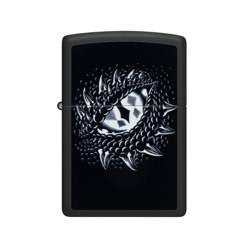 Zippo Dragon Eye Matte Blacklight Lighter-