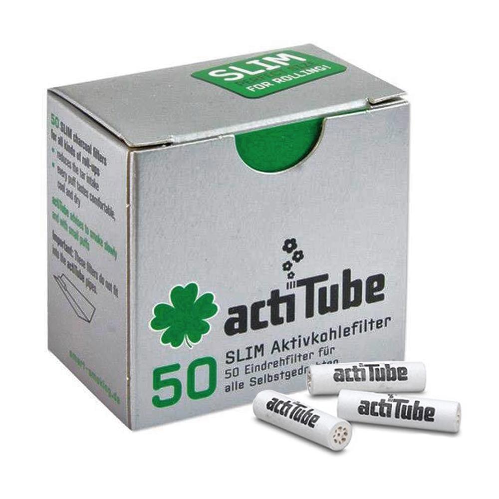 actiTube Charcoal Filter Tips Slim Glass Bongs Australia