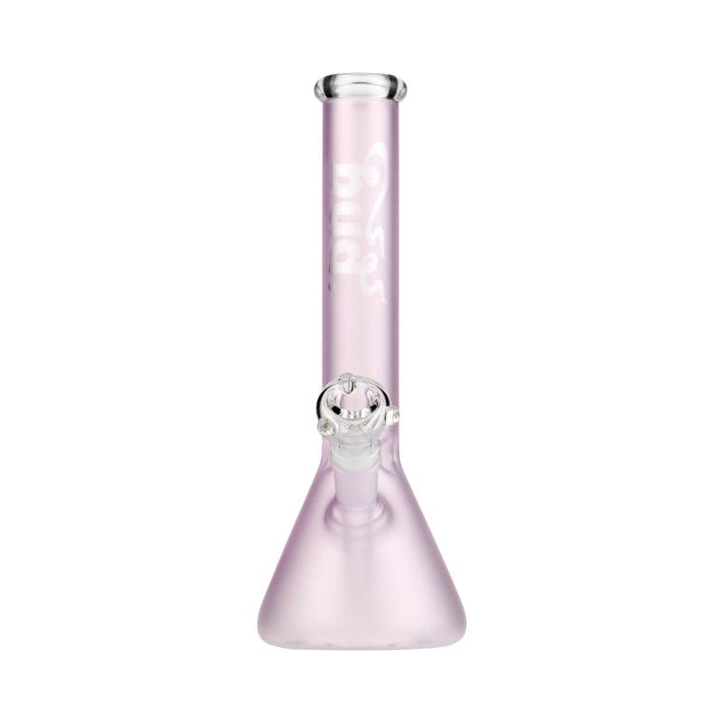 Bong Bud Light Activated Beaker Bong 28cm - Pink View Glass Bongs Australia