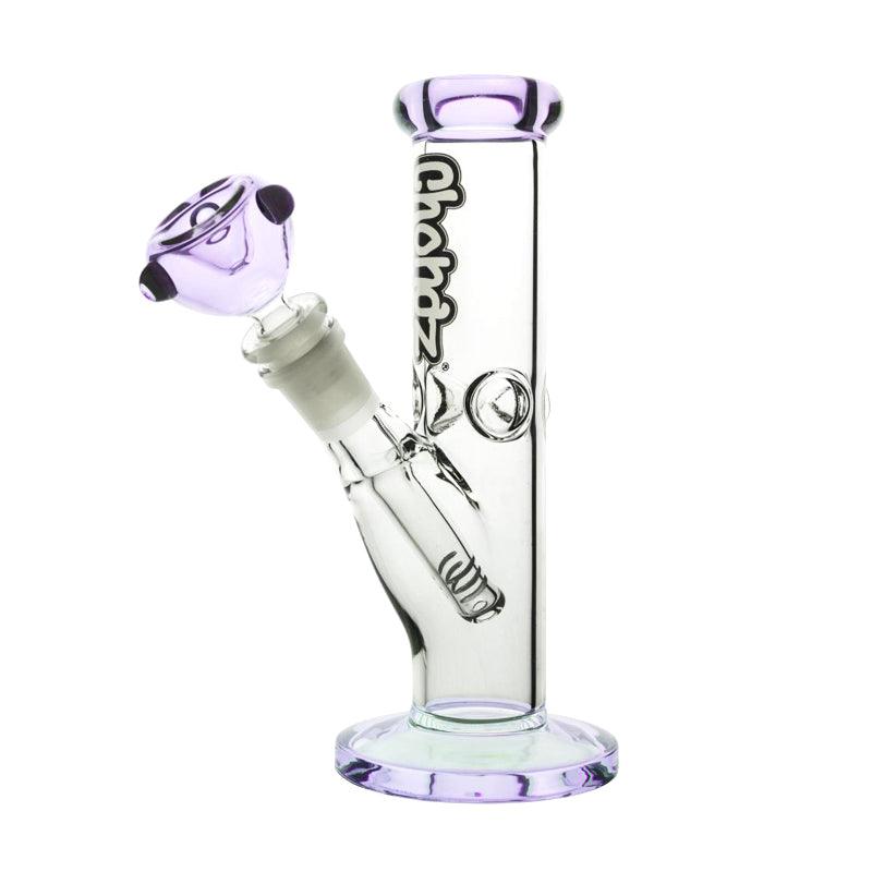 Bong Chongz F*ck Button Straight Tube Bong 20cm - Purple View Glass Bongs Australia
