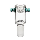 Tube Glass Cone Piece 14mm-Teal